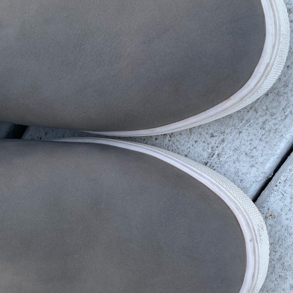 MENS GOOD FELLOW & CO SLIP ON ANKLE SUEDE LOOK GRAY SHOES 8.5 - Picture 6 of 7